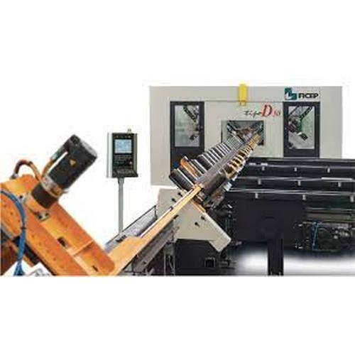 CNC MACHINERY FOR DRILLING-MARKING-SCRIBING-CUTTING OF ANGLES, FLATS AND CHANNELS H-U - MODEL "TIPO D50-F"