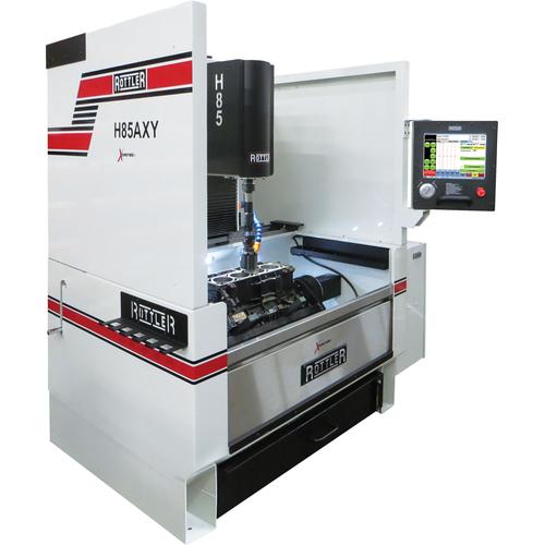 H85AXY - CNC Automatic Vertical Honing Machine with Hole-to-Hole Automation and Optional Block Roll Over